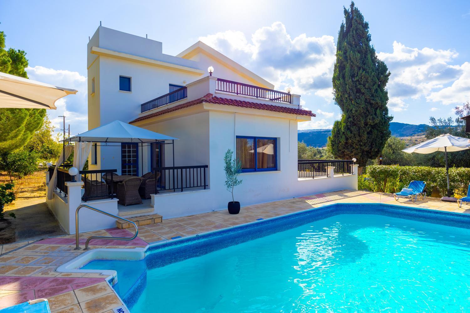 Villa Charoula Ena Polis Bagian luar foto
